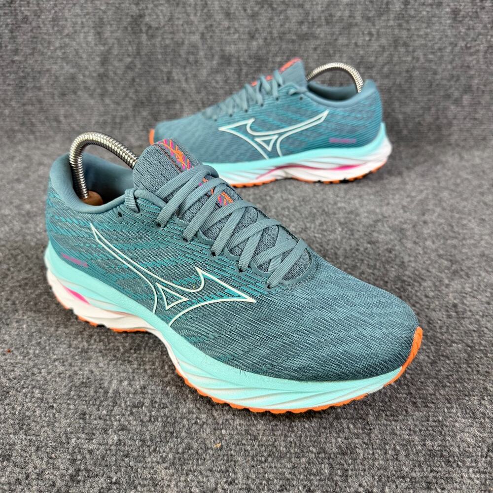 Mizuno Wave Rider 26 Women's 9.5 Blue Running Shoes J1GD220371 Enerzy
